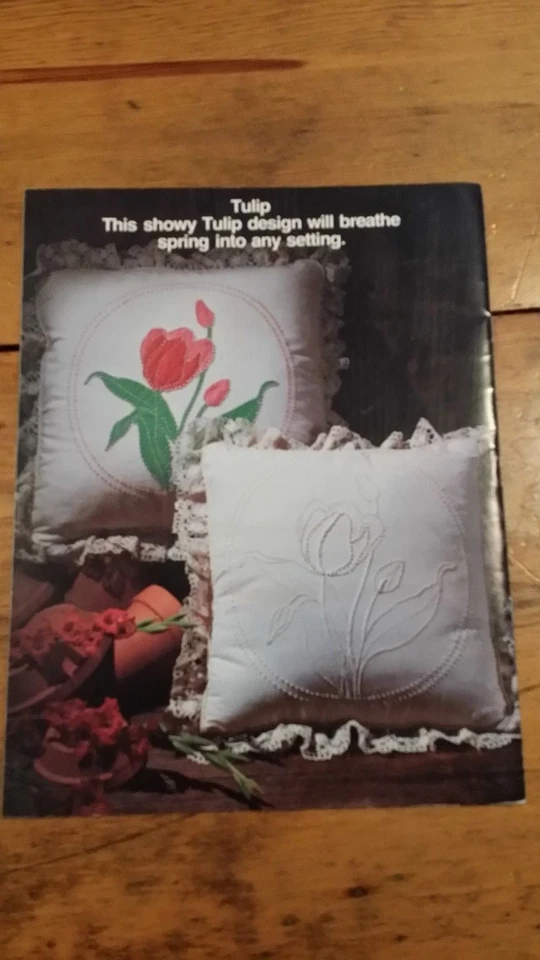 VINTAGE SPRING FLOWERS TO CANDLEWICK TULIP MORNING GLORY PATTERN FREE SHIPPING   - Image 2 of 2