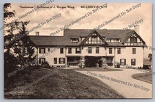 Antique Postcard "Sandanona" Residence Of J. Morgan Wing Millbrook New York