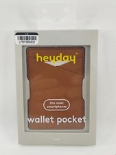 heyday  Cell Phone Faux Leather Wallet Pocket - Brown