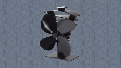 Valiant Premium 4 Heat Powered Stove Fan - FIR361 | eBay