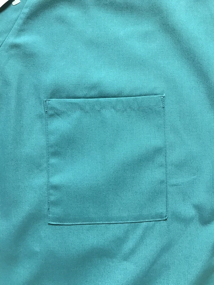 Simply Basic Womens Medical Scrub Top V-Neck Teal Green Size Small NWT - Image 3 of 3