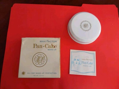 Vintage Max Factor Pan-Cake Make Up Pancro No. 24.  NIB   Lot Of 2