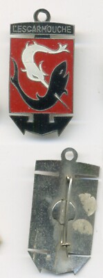 Insigne De La Marine Française - Frégate Escarmouche - Badge Collection Ou Décoration