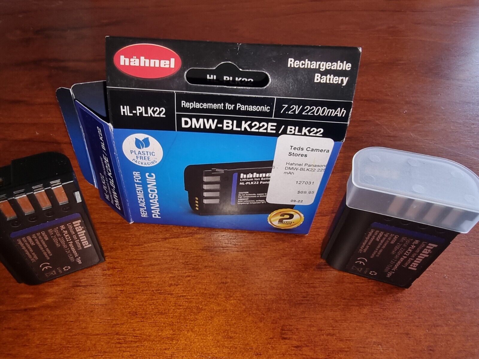Hahnel DMW-BLK22E Battery for LUMIX S5, GH5 II & GH6