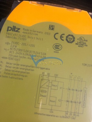 1PCS   Safety Relay PNOZ s9 C 24VDC 3n/o t 1n/c t 751109 #T8