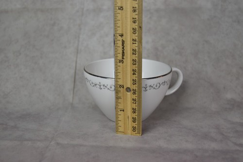 Vintage Centura by Corning Platinum Scroll Flat Cup Mug TEA CUP - Picture 7 of 8