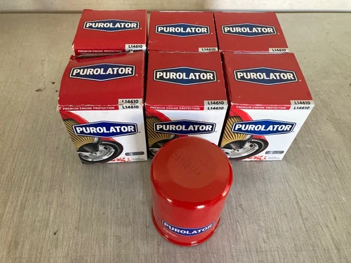 SIX(6) Purolator L14610 Oil Filter CASE fits PH7317 51356 PH2867 B1402 V4610
