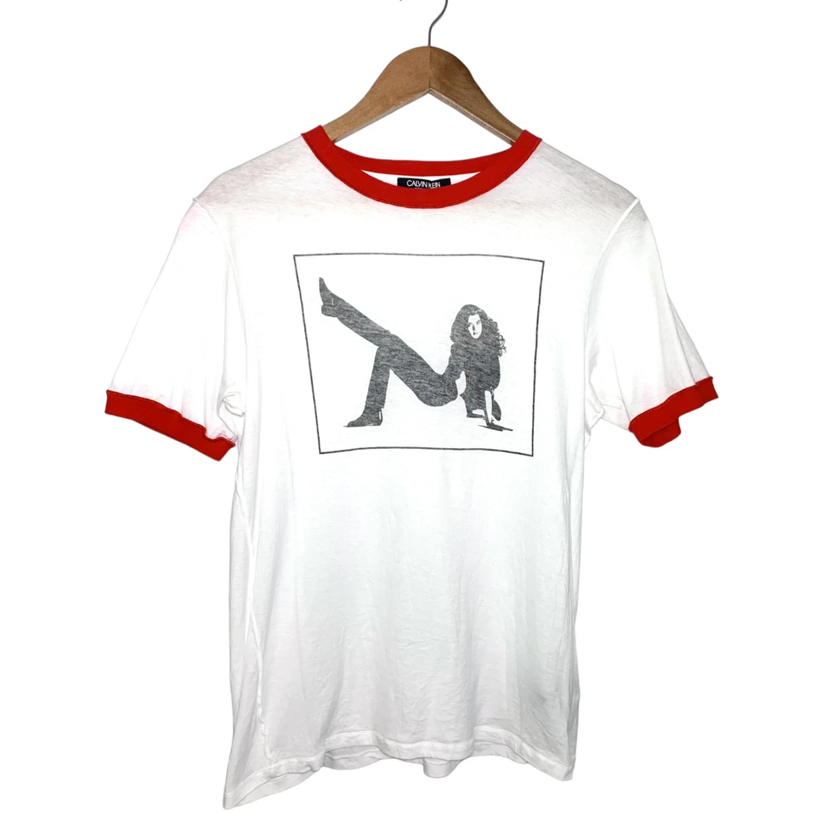 Calvin klein ringer t shirt hotsell