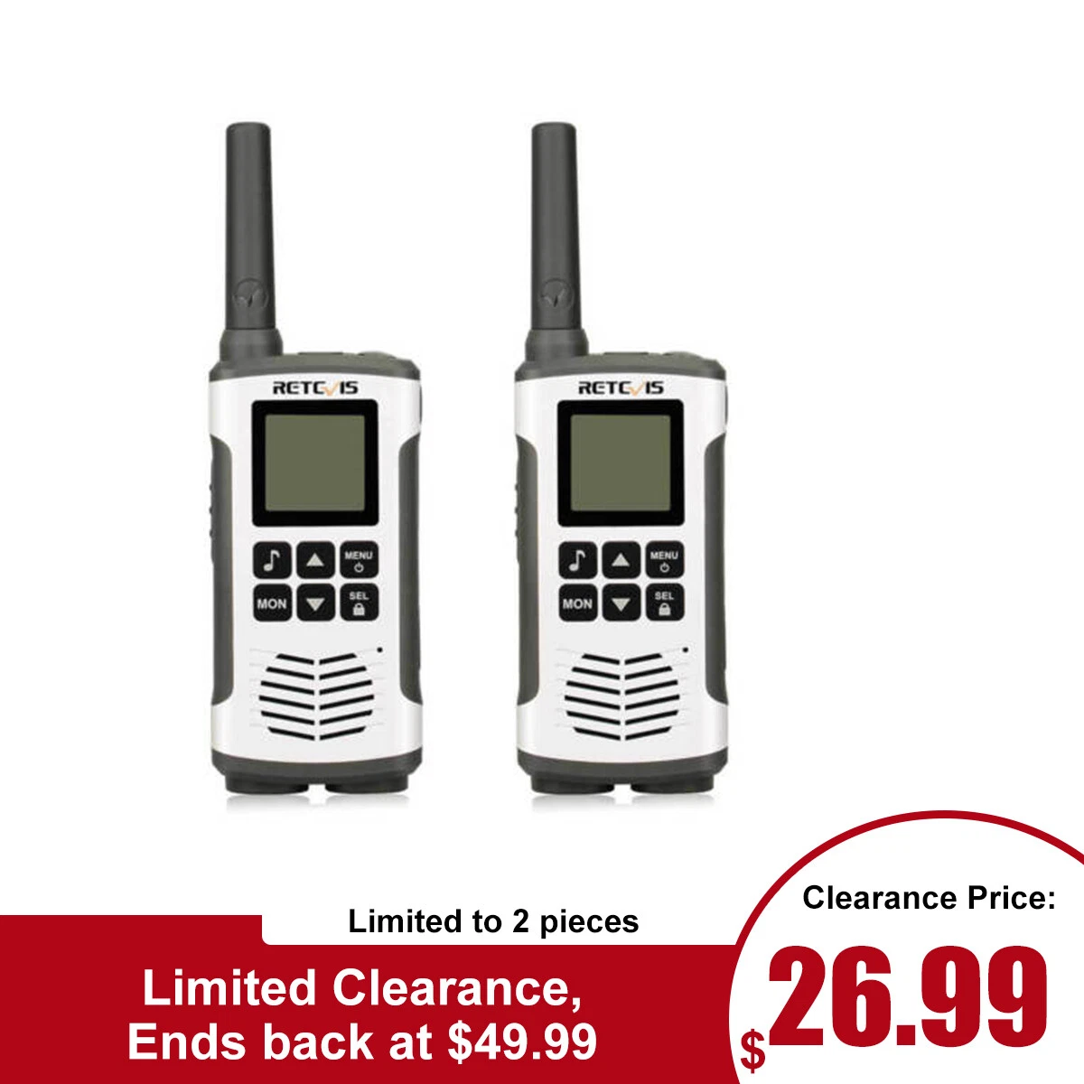 concierto cisne Operación posible Retevis RT45 FRS Walkie Talkie Long Range Two Way Radio NOAA Dual Watch Outdoor | eBay concierto cisne Operación posible Retevis RT45 FRS Walkie Talkie Long Range Two Way Radio NOAA Dual Watch Outdoor | eBay