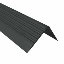 Stair Nosing Rubber 118cm Non-Slip 50x42mm Step Edge Trim Bullnose Strip RGP