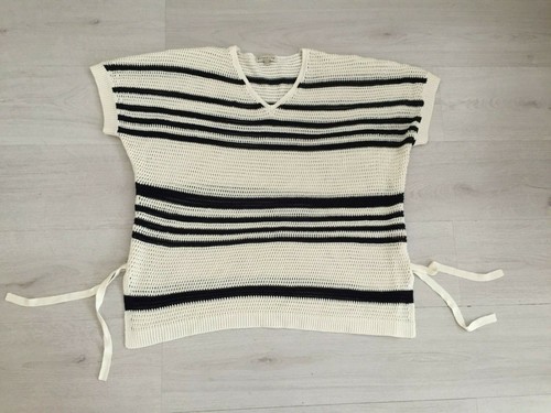 F\u0026F KNITWEAR JUMPER SIZE 22 HOLEY CREAM 