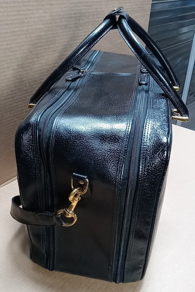 Maleta Gucci de Colección Todo Cuero 21"~Llevar Equipaje de Lujo~Rara Belleza Foto 4 de 4
