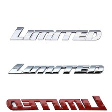 2pc Limited Emblem Chrome Fits 14-23 Tundra 4runner Tacoma Genuine Chrome