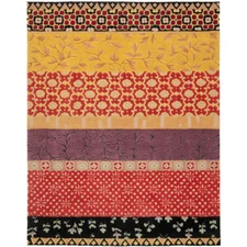 SAFAVIEH Rodeo Drive RD622K Handmade Rust / Gold Rug