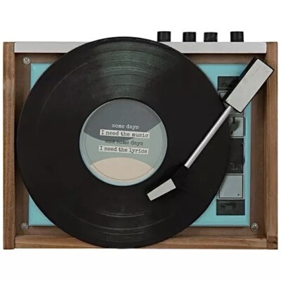 Retro Record Turntable Picture Frame