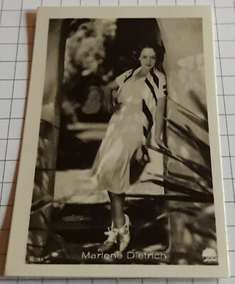 Film-Star MARLENE DIETRICH | Portrait-Foto - Sammelbild / Trading Card #3734