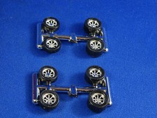 2 Sets Rrr Tas Chrome Wheels And Tires Aurora T-jet Dash Jl 2 Sets Rrr Tas Chrome Wheels And Tires Aurora T-jet Dash Jl