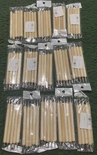 75 Pcs Wooden Ball Stylus Dotting Tools Doll Embossing Pattern Clay Pottery Pen
