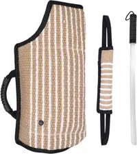 Professional Dog Bite Training Set 3 In 1 Dog Bite Sleeve Arm + Whip Agitation S