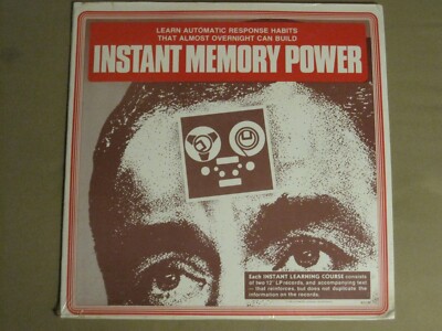 NORMAN SINGERE INSTANT MEMORY POWER LP '75 AUTOMATED 63 IM RARE NOVELTY SEALED!