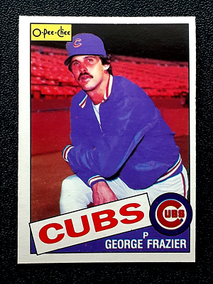 GEORGE FRAZIER 1985 O-PEE-CHEE #19 NRMINT+ 64281 | eBay