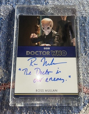 2024 Doctor Who Series 5-7 Ross Mullen Inscription Autograph and Ornament