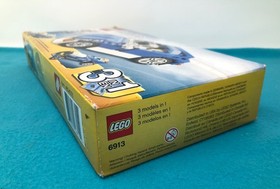 LEGO 6913 Creator 3 In 1: Blue Roadster Car + 2,  100% Complete w/ Manuals, Box