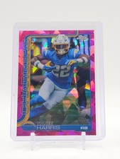 Marketplace image: NAJEE HARRIS 2025 TOPPS CHROME SAPPHIRE PADPARADSCHA 1/1 #161 CHARGERS Q3474