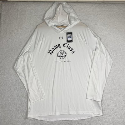 Under Armour Next Kelsey Plum DAWG Class Women s Hoodie Size XL Loose White Rare