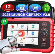 LAUNCH CRP129X Bidirectional OBD2 Diagnostic Scanner Tool Lifetime Free Update