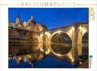 Calvendo Puzzle Amarante Monastery At Night | 1000 Pieces, Finished Size 25.2 ×