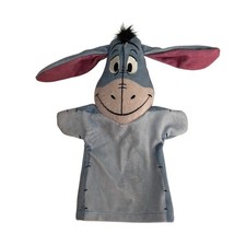 Disney Baby Eeyore Hand Puppet Plush Toy 9" Melissa  Doug Winnie the Pooh