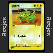 Electrike - 52/109 - Reverse Holo - Ruby & Sapphire - Pokemon Card - LP on eBay