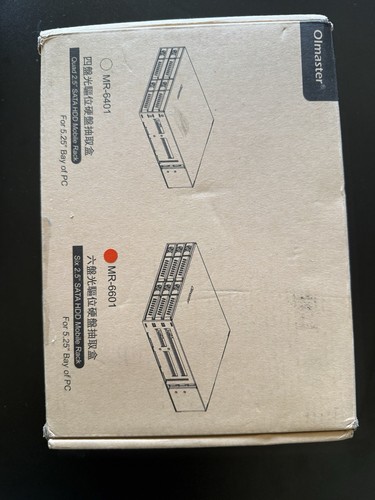 MR-6601 6 2.5" SATA HDD SSD Enclosure Rack Data Storage Back Up Hot Swap *READ - Afbeelding 1 van 6