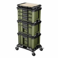 BUNKER B600-5PC Load-Up 5 Piece Heavy Duty Modular Storage Tool Box 32261