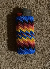Beautiful Native American Lakota Sioux Beaded Lighter Case.