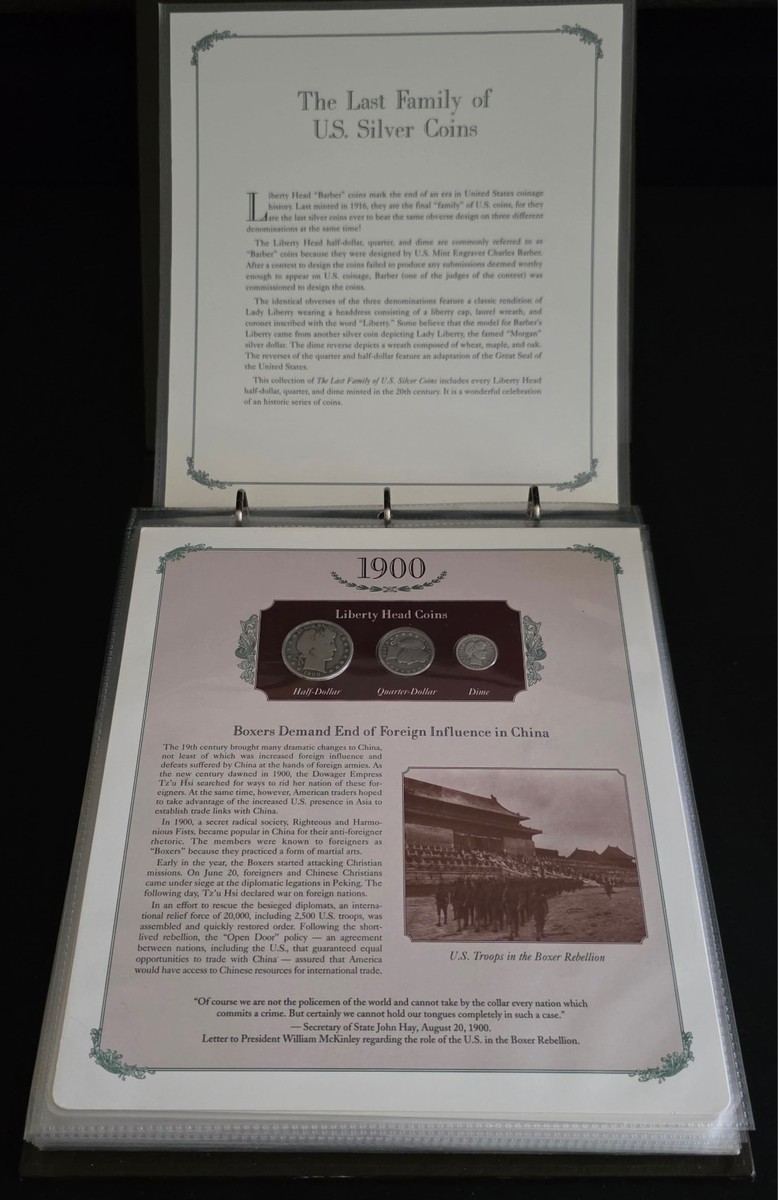 PCS-The Last Family of U.S. Silver Coins | eBay