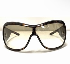 CHRISTIAN DIOR CANNAGE 1 ATVYP Brown Vintage Y2K Oversized Wrap Sunglasses Italy