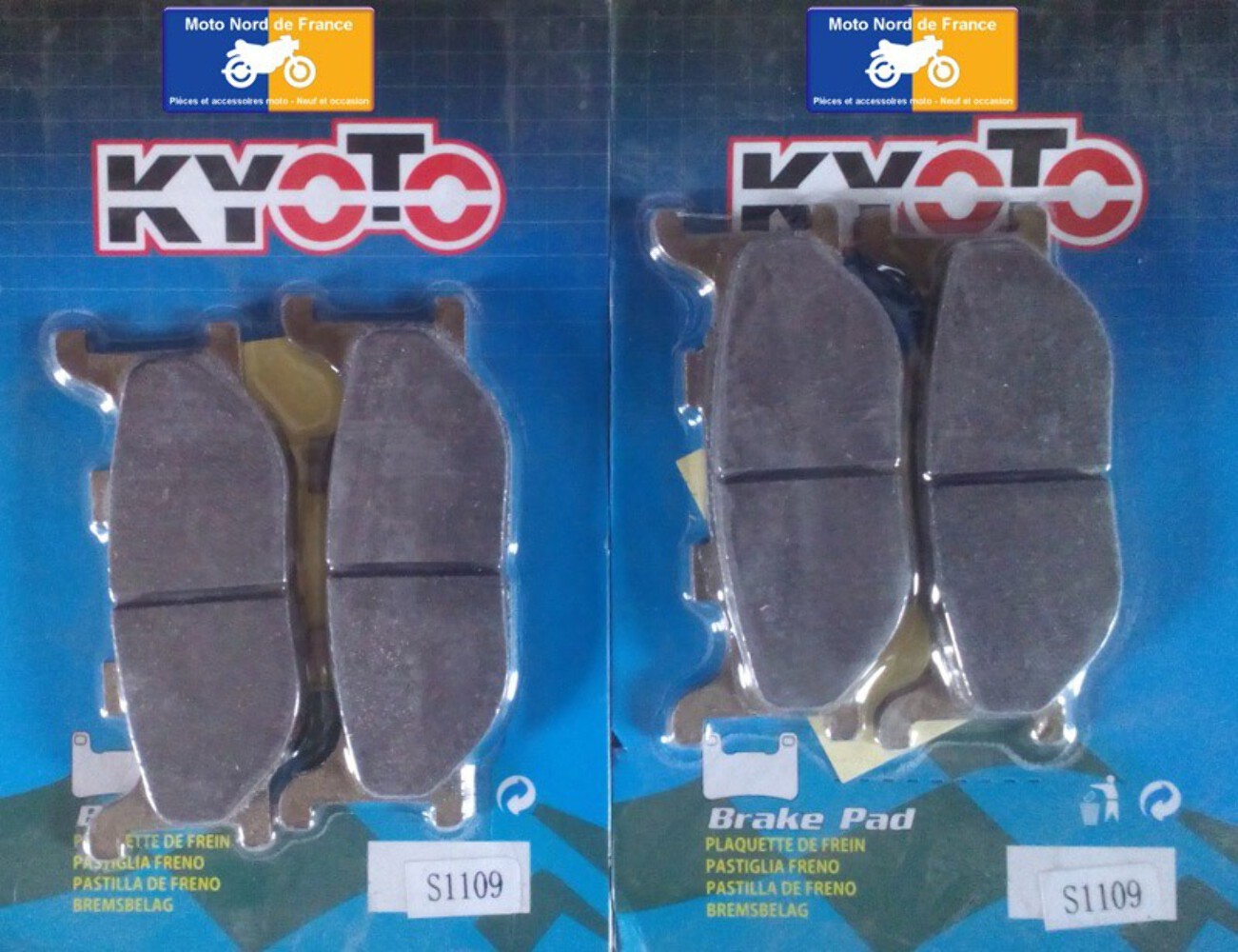 Plaquettes de frein Kyoto avant en métal fritté pour Yamaha YP 400 Majesty