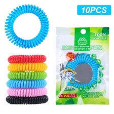 10x Mosquito Repellent Bracelets Deet Waterproof Wristbands Adults Kids Natural