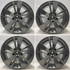 Skoda Superb 18” MK3 5-Spoke Alloy Wheel Set Ferric Grey Refurbished Genuine