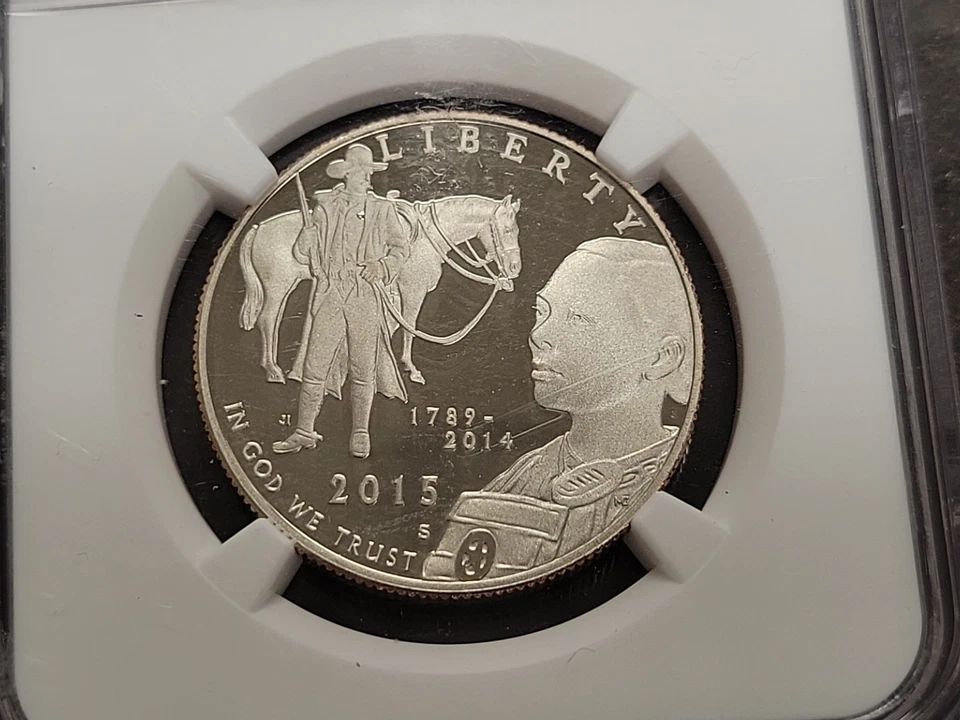 2015-S 50c U.S. Marshals Service Half Dollar NGC PF69 Ultra Cameo - Image 2 of 4