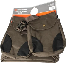 Game Winner Hunting Shell Belt Adjustable Waist 34''-61'' Durable Shell Holder
