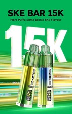 SKE Bar 15K Prefilled Pod Kit 20mg & PODs | 2ML Rechargeable & Refillable Vape