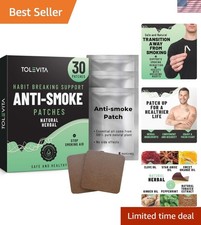 Anti-Smoke Herbal Patches 7mg - Stop Smoking Aid - Help Reduce Cravings- 30 p...