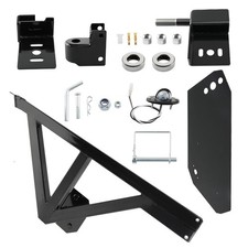 Black Tire Carrier W Drop-down Fit For Hummer H2 03-09 Up To A 28570-17 Tire