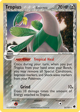 Pokemon EX Dragon Frontiers 23/101 Tropius Card HP