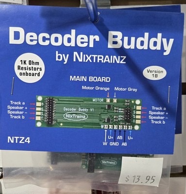 Nixtrainz NTZ4 Decoder Buddy V1B | 12 Output | 1K resistors  21 Pin 