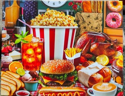 Fast Food Fest 1000 Teile Puzzle Brandneu Versiegelt