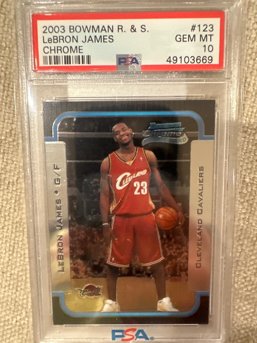 Bowman LeBron James Basketball Rookie Sports Trading Cards
